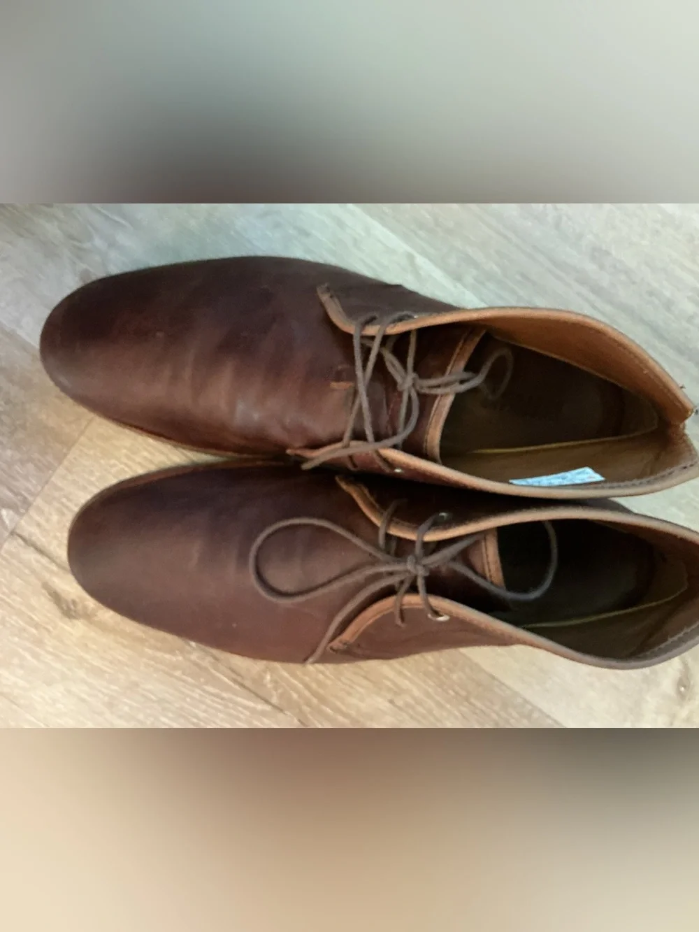Timberland Boot Company Chukka Brown Leather Boots Men’s Size 11 Heritage Style
